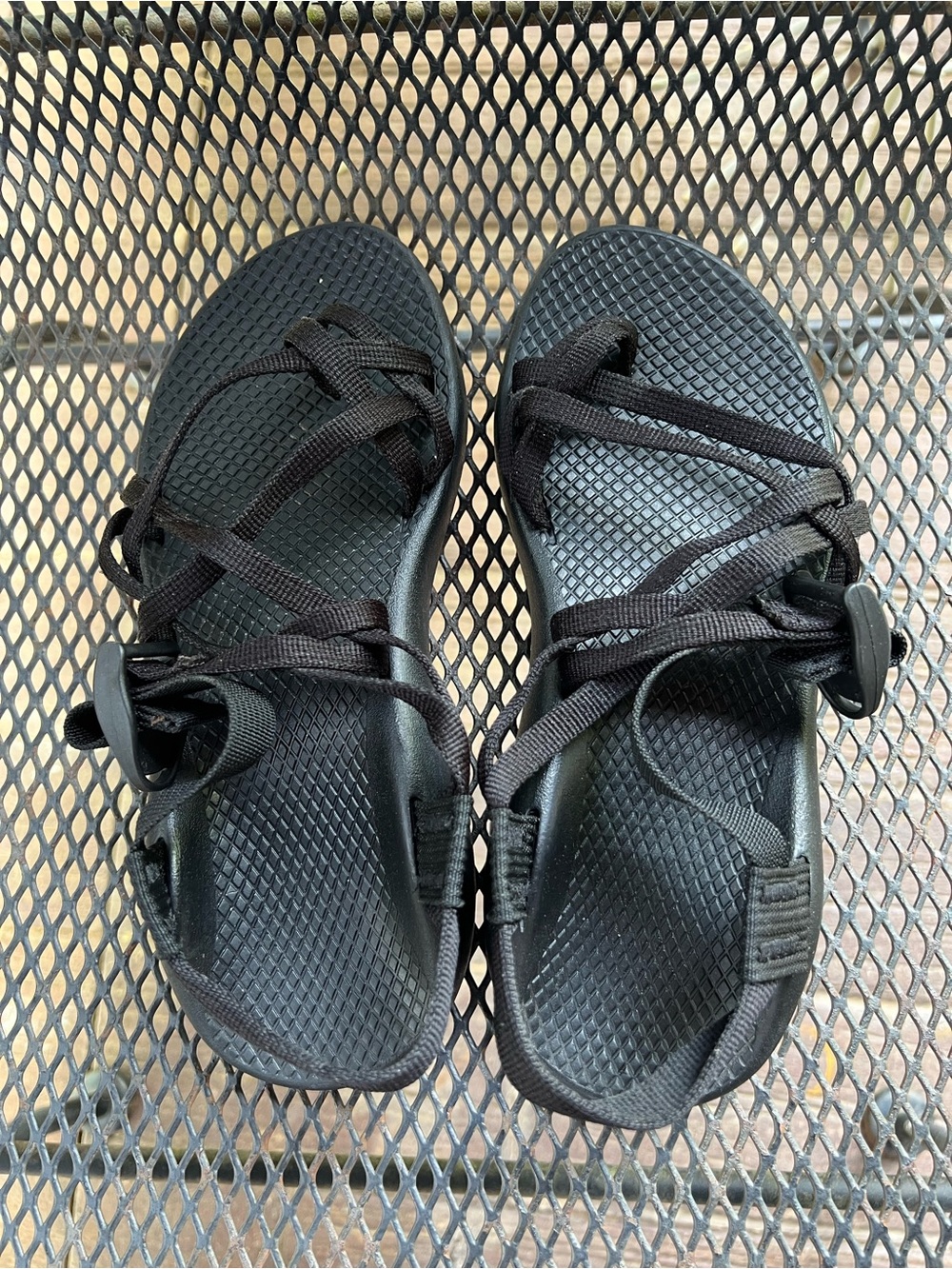Chaco Black Strappy Sandals
